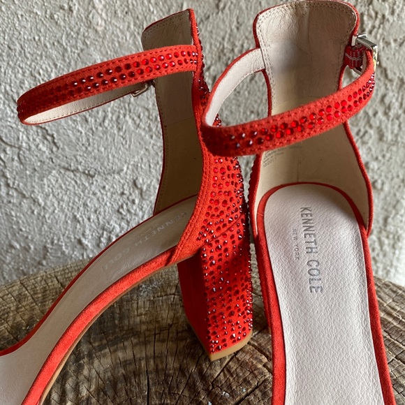 KENNETH COLE NEW YORK LEX SHINE SUEDE HEEL - Picture 8 of 9